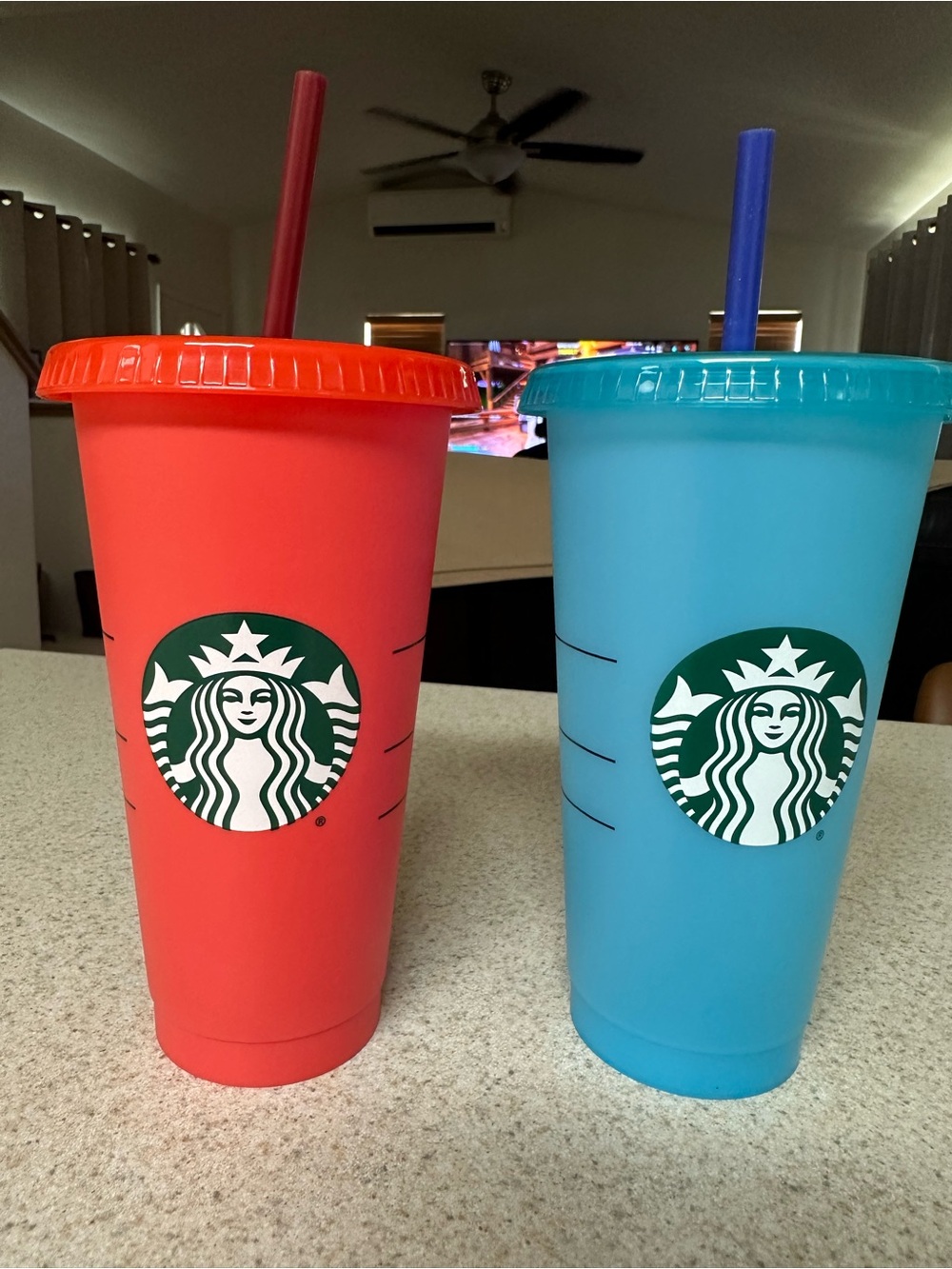 Starbucks Color-Changing Reusable Cold Cups Set 3
